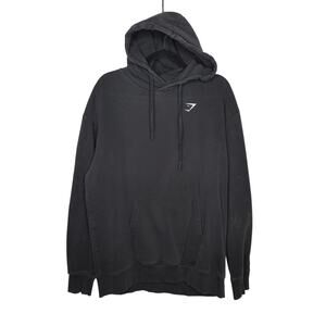 Gymshark Black Hoodie Sweatshirt Medium Workout Bodybuilding Shirt